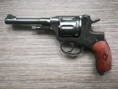 Охолощенный СХП револьвер Наган СО-95/9 (ТОЗ, 9 ИМ) 1912 год (императорский)