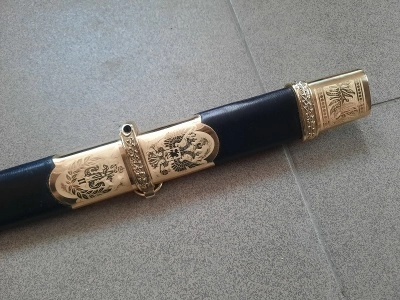 Шашка строевая Юбилейная, украшенная (Р1Ю)