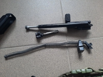 Охолощенный автомат АКС-74У (АКСУ, ТОЗ, СХП, 5.45х39) 83 год + комплект