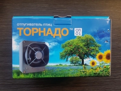 Биоакустический отпугиватель птиц Торнадо ОП-01 аккумуляторный