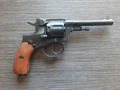 Сигнальный револьвер Наган 1922 год (РСФСР, МР-313) капсюль Жевело 5,6 мм