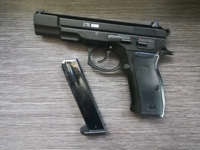 Охолощенный пистолет Z75-СО Kurs (CZ 75, 10ТК, черный) 