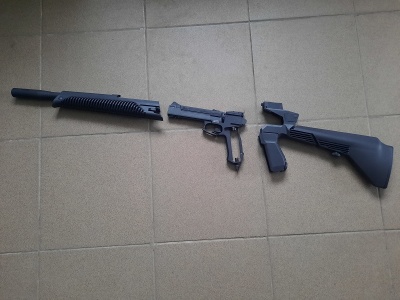 Пневматический пистолет МР-651КС-07 (ПМ, Baikal), 3 Дж