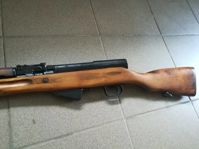 Макет (ММГ) учебный карабин Симонова (СКС, ВПО-913, 7,62х39) + ремень + штык + подсумок.