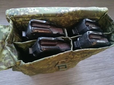 Подсумок АК на 4 магазина (цифра) Ратник