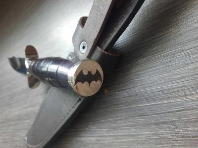 Нож "Разведчика", сталь 95Х18, пятка разведчик