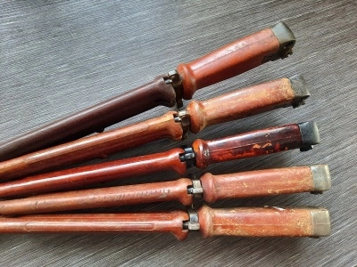 Штык-нож с ухом без пропила к АК-74 (бакелит), ШНС-001 (6х4) 2 категория