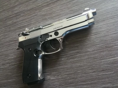 Охолощенный пистолет Beretta 92 СО (B92 СО) Курс-С (хром)