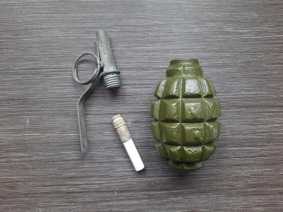 Макет учебной гранаты Ф-1 (ММГ, УЗГРМ с запалом)