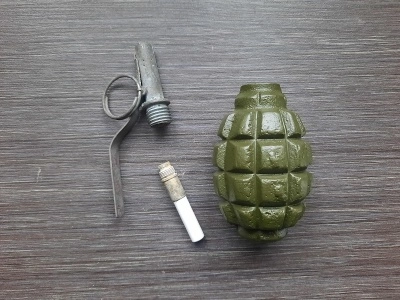 Макет учебной гранаты Ф-1 (ММГ, УЗГРМ с запалом)