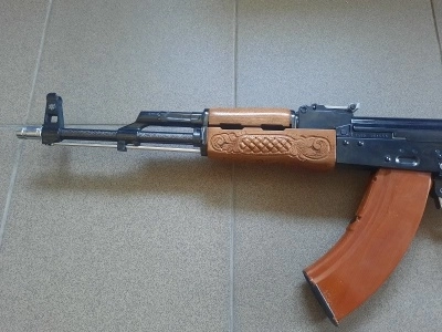 Охолощенный автомат Калашникова АКМ (ВПО-925) 7,62x39 коллекционный, эксклюзивный