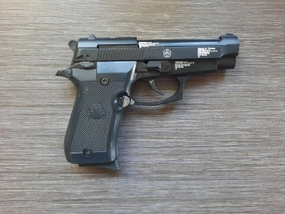 Охолощенный пистолет Retay MOD84 (Beretta 84FS) 9mm P.A.K (черный)