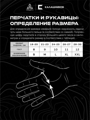 Перчатки тактические огнестойкие (Триада-ТКО)