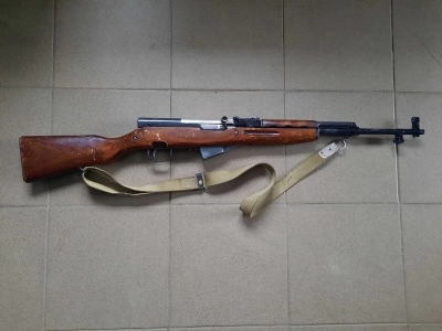 Охолощенный карабин СКС-СХ + ремень + чехол (1953г. Молот Армз) б/у в хорошем состоянии