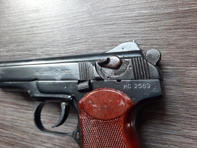 Охолощенный АПС-СО (автоматический пистолет Стечкина), ТОЗ, 10х24