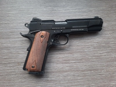 Сигнальный пистолет К 1911 KURS (Кольт) под патрон 10 ТК, черный