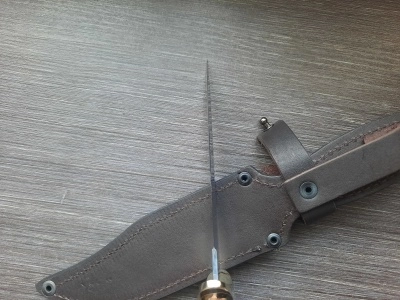 Нож "Разведчика", сталь 95Х18, пятка разведчик