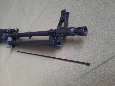 ММГ Макет массо-габаритный ручного пулемета Калашникова "Модель РПКС" (ИОЗ, ИП Стремоусов) складной приклад, 5,45х39