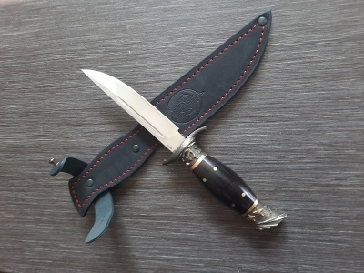 Нож "Финка НКВД", сталь 95Х18 (авторский, инкрустация)