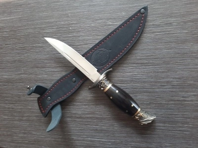 Нож "Финка НКВД", сталь 95Х18 (авторский, инкрустация)