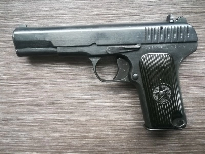 Охолощенный пистолет ТТ (СО-ТТ, ТОЗ, 9 ИМ, 1944г)