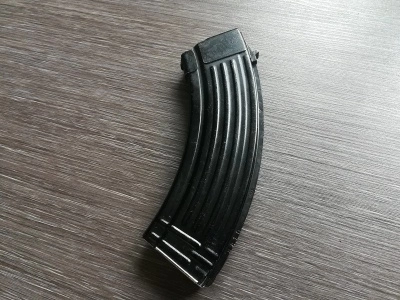 Магазин АК (металл ребро,рожок) , (7,62х39) 30 патронов