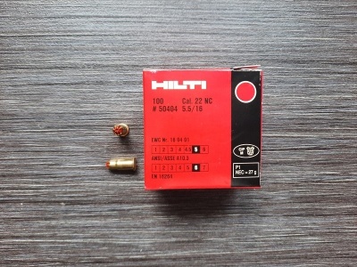 Патроны HILTI 5,6 (5,5)x16 для сигнальных пистолетов, 100 шт. (Красные)