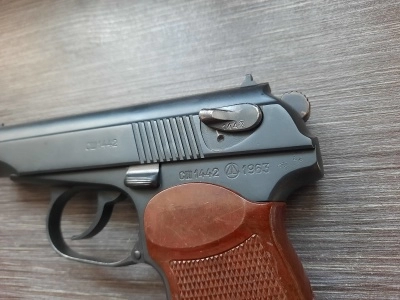 Охолощенный пистолет Макарова, ПМ-СО/24 (10х24) Б/У, 1963 год