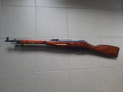 Списанный учебный карабин Мосина СО-44 (1944 г, ТОЗ) + штык, на одном номере из коллекции