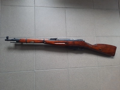 Списанный учебный карабин Мосина СО-44 (1944 г, ТОЗ) + штык, на одном номере из коллекции
