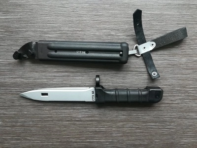 Штык-нож сувенирный к АК-74, АК-103, АК-12 ,  НС-АК (6х5), новый