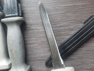 Нож-стропорез десантника ВДВ, оригинал СССР (1987 г.)