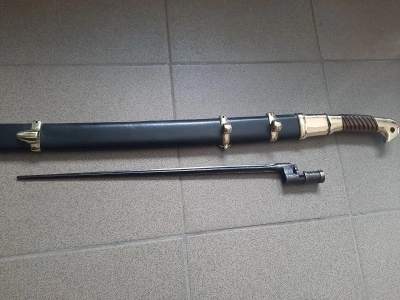 Шашка казачья обр. 1881 г., строевая со штыком (Р1 ШТ)