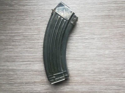 Магазин АК (металл ребро,рожок) , (7,62х39) 30 патронов, б/у