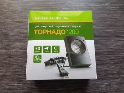 Ультразвуковой отпугиватель мышей и крыс «Торнадо-200»