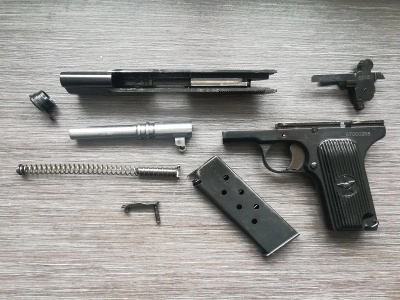 Охолощенный СХП пистолет Tokarev-СО Kurs (ТТ, Norinco M54) 7,62x25