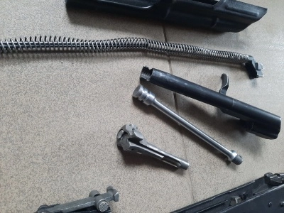 Макет (ММГ) списанный учебный автомат Калашникова (АКМ, ВПО-911, 7,62х39) б/у