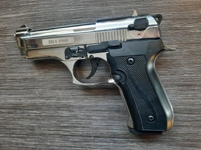 Сигнальный пистолет мод. B92-S KURS compact (Беретта компакт) кал. 5.5 мм. под патрон 10 ТК, хром