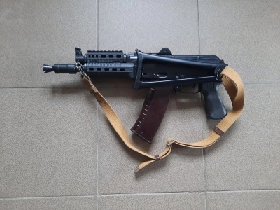Охолощенный автомат АКС-74У (АКСУ, ТОЗ, СХП, 5.45х39) Б/У, 93 год