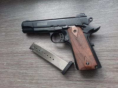 Сигнальный пистолет К 1911 KURS (Кольт) под патрон 10 ТК, черный