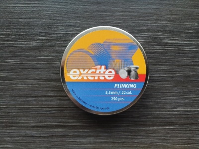 Пули для пневматики H&N Excite Plinking 5,5мм 0,84 гр. (250 шт)