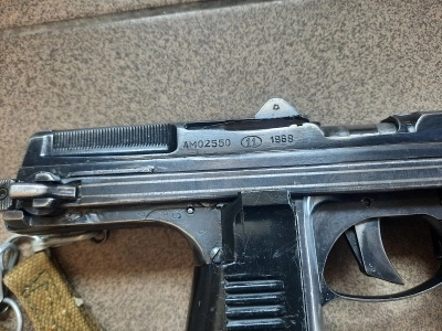 Охолощенный пистолет-пулемет RAK PM 63-O (РОК) 10x17 mm Blank / 10ТК (б/у)