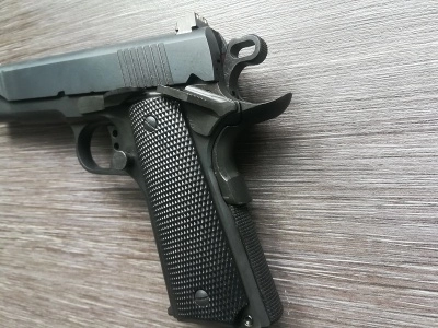 Охолощенный Кольт ТК1911СХ Техкрим, калибр 10х31