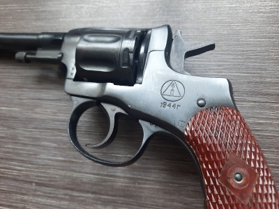 Охолощенный СХП револьвер Наган СО-95/9 (ТОЗ, 9 ИМ) 1930-1940-е года