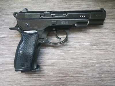 Охолощенный пистолет Z75-СО Kurs (CZ 75, 10ТК, черный) 