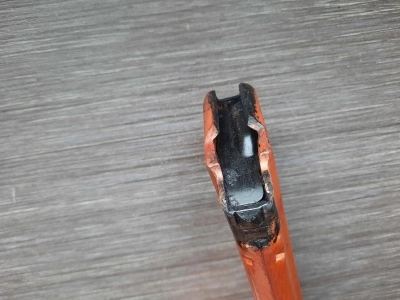 Бакелитовый магазин АК (рыжий). (5,45х39, 30 патронов,).