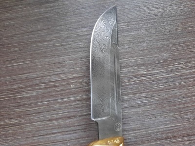 Нож "Секач" малый, сталь Дамаск