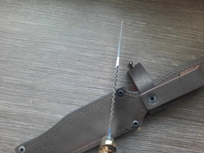 Нож "Разведчика", сталь 95Х18, пятка разведчик