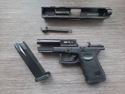 Сигнальный пистолет мод. G17-S KURS (Glock 17) кал. 5.5 мм. под патрон 10 ТК