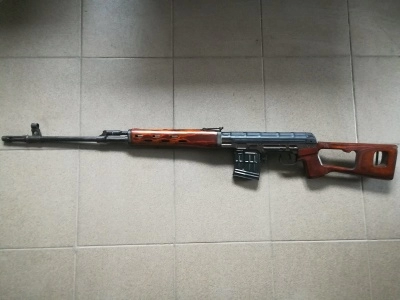 ММГ Макет винтовки Драгунова (СВД) в дереве Оригинал 80-е года